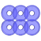 KC HiLiTES Cyclone V2 LED - Replacement Lens - Blue - 6-PK 4414