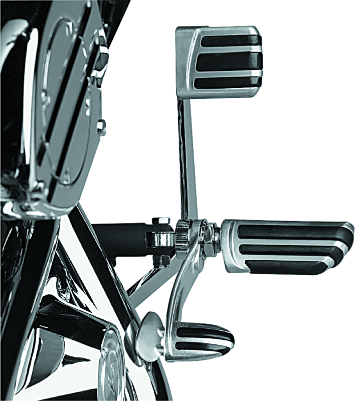 Kuryakyn Chrome Pilot Pegs With Stirrup Male-Mount Adapter 4428
