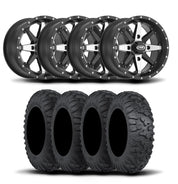 ITP Cyclone 14" Wheels And Terra Claw Tires [27x9R-14]