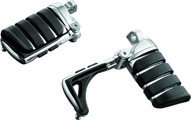 Kuryakyn Chrome Switchblade Pegs With Male-Mount Adapter 4445
