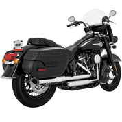 Vance And Hines Twin Slash Muffler 3in Slip On Exhaust Chrome With Fuelpak FP4