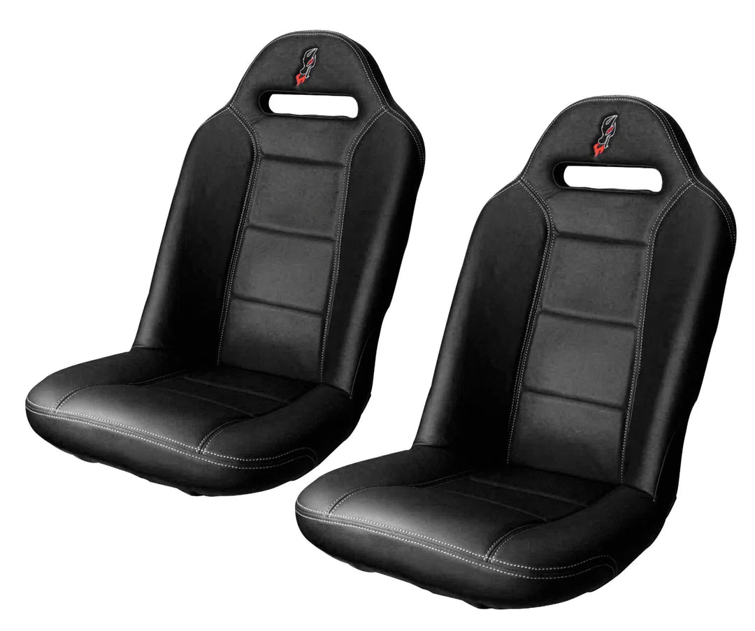 DragonFire Racing HighBack XL Seats for RZR XP 900, 800, 570 & ACE Models - Black - Pair - 15-1053