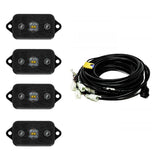 Baja Designs Rock Light Kit Set Of 4 White Lens Universal 447059