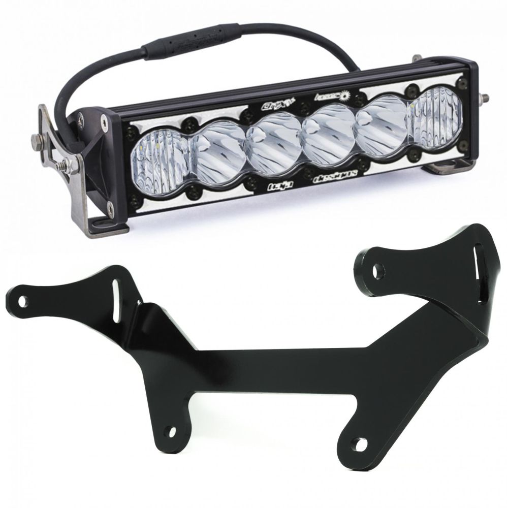Baja Designs Shock Mount LED Light Bar LED/Laser Hybrid OnX6+ Series Driving/Combo Pattern Clear Lens 447097