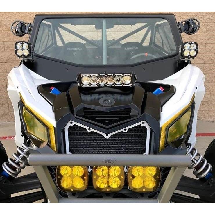 Baja Designs Shock Mount LED Light Bar LED/Laser Hybrid OnX6+ Series Driving/Combo Pattern Clear Lens 447097