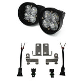 Baja Designs Fog Pocket Light Kit Squadron-R Sport Series Wide Cornering Pattern Baja Amber Lens 447125
