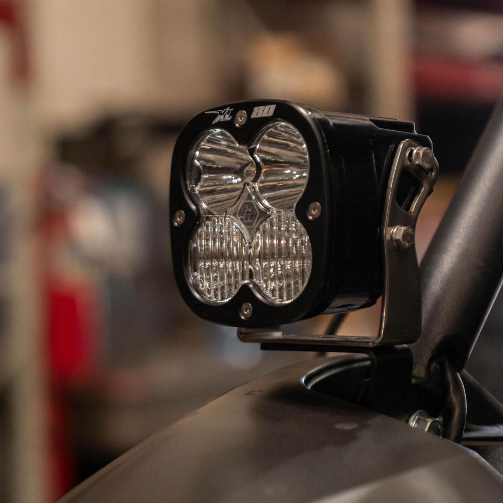 Baja Designs A-Pillar Light Kit Pair XL80 Series Driving/Combo Pattern Clear Lens For Kawasaki Teryx KRX 1000 KRF1000 2020-2024 447192