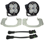 Baja Designs Fog Pocket Light Kit Squadron Sport Series Wide Cornering Pattern Clear Lens 447502