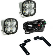 Baja Designs A-Pillar Light Kit Pair Squadron Sport Series Spot Pattern Clear Lens 447504