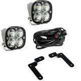 Baja Designs A-Pillar Light Kit Pair Squadron Sport Series Spot Pattern Clear Lens 447504