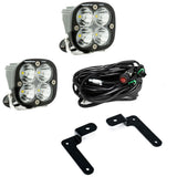 Baja Designs A-Pillar Light Kit Pair Squadron Pro Series Spot Pattern Clear Lens 447505