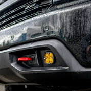 Baja Designs Fog Pocket Light Kit Squadron Sport Series Wide Cornering Pattern Baja Amber Lens 447518