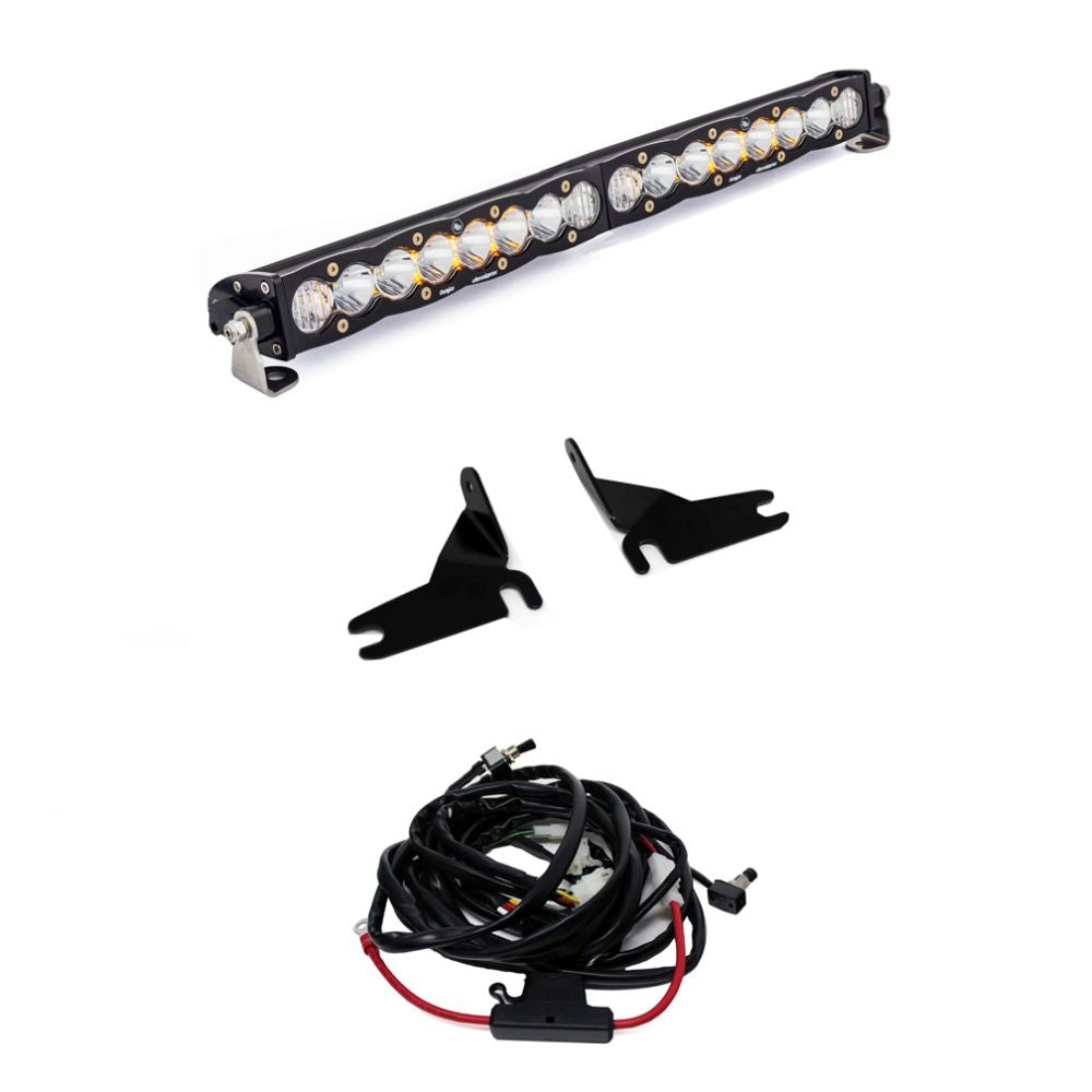 Baja Designs Lower Grille Light Bar Kit 20 inch S8 Series Driving/Combo Pattern Clear Lens 447519