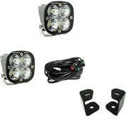 Baja Designs A-Pillar Light Kit Pair Squadron Sport Series Driving/Combo Pattern Clear Lens 447521