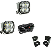 Baja Designs A-Pillar Light Kit Pair Squadron Pro Series Driving/Combo Pattern Clear Lens 447522