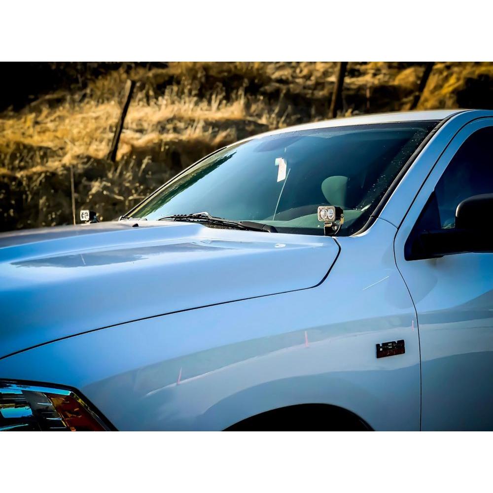 Baja Designs A-Pillar Light Kit Pair Squadron Pro Series Driving/Combo Pattern Clear Lens 447522
