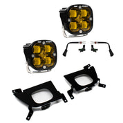 Baja Designs Fog Pocket Light Kit Squadron Series SAE Pattern Baja Amber Lens 447529
