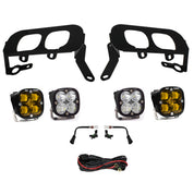 Baja Designs Fog Pocket Light Kit Dual Squadron SAE / Sport Series Driving/Combo Pattern Baja Amber Lens 447531