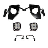 Baja Designs Fog Pocket Light Kit Squadron Sport Series Wide Cornering Pattern Clear Lens 447536