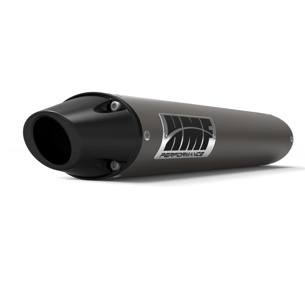 HMF Muffler Yamaha YXZ 1000R 16-25 Gun Metal Performance Slip On Exhaust Black Euro End Cap