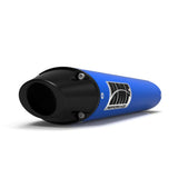HMF Muffler Yamaha YXZ 1000R 16-25 Candy Blue Performance Slip On Exhaust Black Euro End Cap