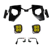 Baja Designs Fog Pocket Light Kit Squadron Sport Series Wide Cornering Pattern Baja Amber Lens 447537