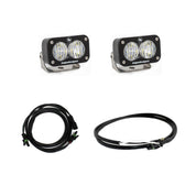 Baja Designs Reverse Light Kit Pair Dual S2 Sport Series Wide Cornering Pattern Clear Lens 447540