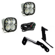 Baja Designs A-Pillar Light Kit Pair Squadron Sport Series Spot Pattern Clear Lens 447575