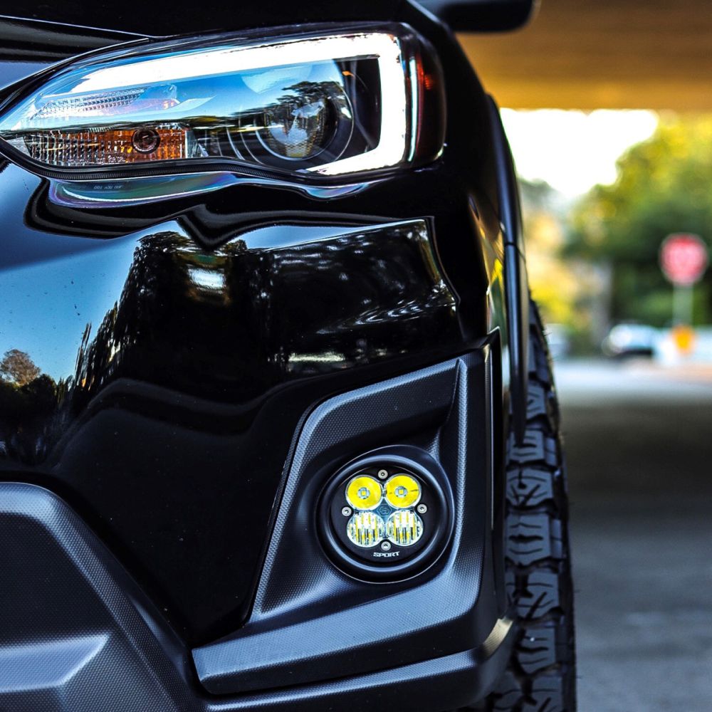 Baja Designs Fog Pocket Light Kit Squadron-R Sport Series Wide Cornering Pattern Baja Amber Lens 447601