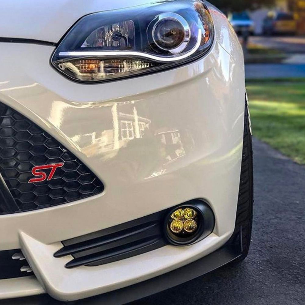 Baja Designs Fog Pocket Light Kit Squadron-R Pro Series Wide Cornering Pattern Baja Amber Lens 447602