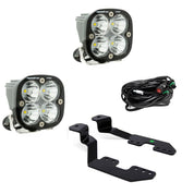 Baja Designs A-Pillar Light Kit Pair Squadron Pro Series Spot Pattern Clear Lens 447604