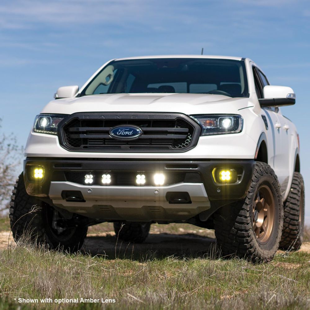 Baja Designs Fog Pocket Light Kit Squadron-R Sport Series Wide Cornering Pattern Baja Amber Lens 447607