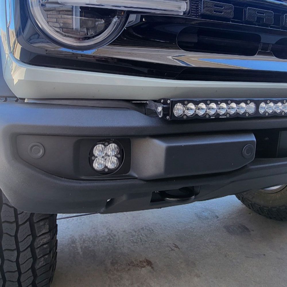 Baja Designs Fog Pocket Light Kit Squadron-R Pro Series Wide Cornering Pattern Clear Lens 447608