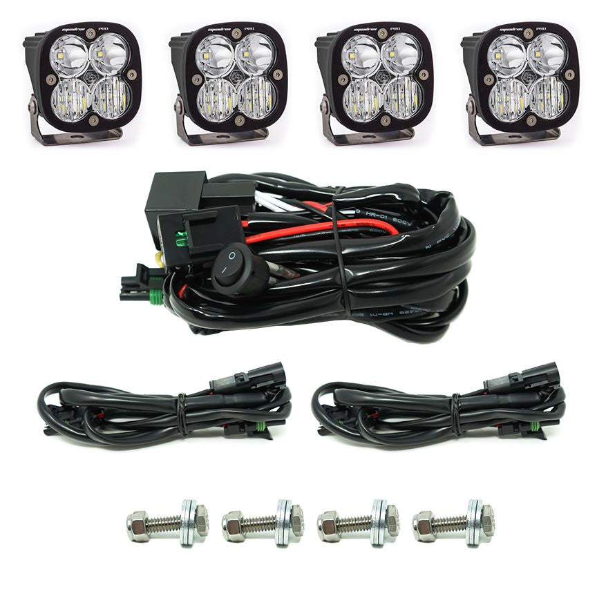 Baja Designs Grille Light Kit Squadron Pro Series Driving/Combo Pattern Clear Lens 447610