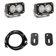 Baja Designs Reverse Light Kit Pair Dual S2 Sport Series Wide Cornering Pattern Clear Lens 447624