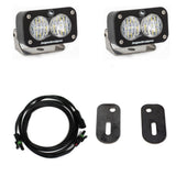 Baja Designs Reverse Light Kit Pair Dual S2 Sport Series Wide Cornering Pattern Clear Lens 447624