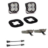 Baja Designs Fog Pocket Light Kit Squadron Sport Series Wide Cornering Pattern Clear Lens 447630
