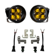 Baja Designs Fog Pocket Light Kit Squadron-R Series Spot Pattern Baja Amber Lens 447642