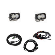 Baja Designs Dual S2 Sport Series Wide Cornering Pattern Clear Lens Toggle Wiring For Jeep Wrangler JL 2023-2024 447651