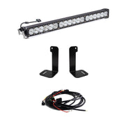 Baja Designs Bumper LED Light Kit 30 inch OnX6+ Series Driving/Combo Pattern Clear Lens Toggle Wiring 447657