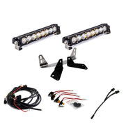 Baja Designs Grille Light Bar Kit Dual 10 inch S8 Series Driving/Combo Pattern Clear Lens 447660