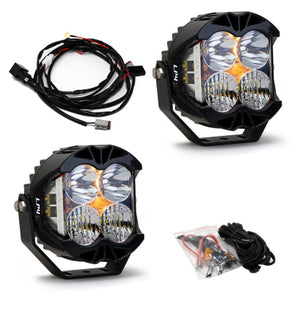Baja Designs Bumper LED Light Kit LP4 Series Driving/Combo Pattern Clear Lens Upfitter Wiring 447672UP