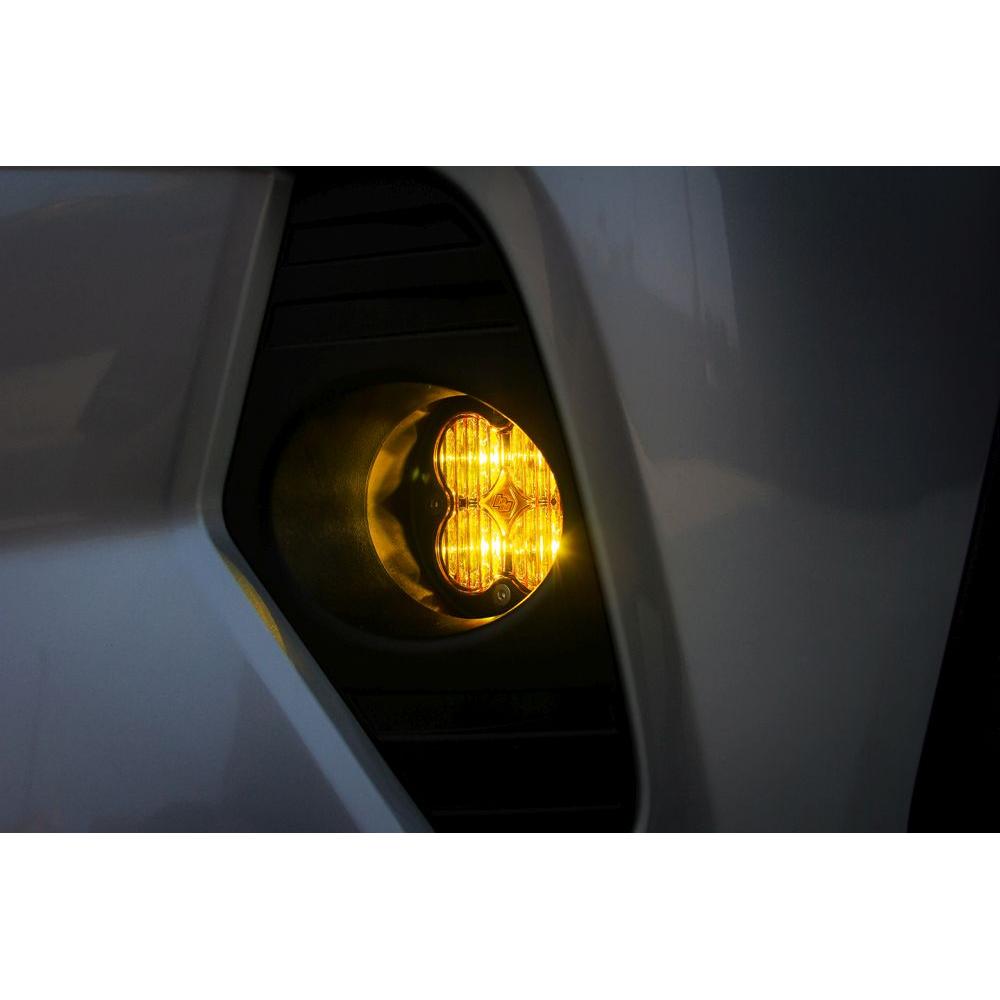 Baja Designs Fog Pocket Light Kit Squadron Series Wide Cornering Pattern Baja Amber Lens 447677