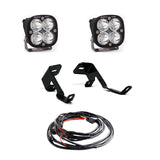 Baja Designs A-Pillar Light Kit Pair Squadron Sport Series Spot Pattern Clear Lens Toggle Wiring Universal 447680