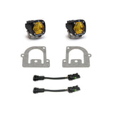 Baja Designs Fog Pocket Light Kit S1 Series Wide Cornering Pattern Baja Amber Lens 447683