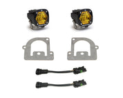 Baja Designs Fog Pocket Light Kit S1 Series Wide Cornering Pattern Baja Amber Lens 447683