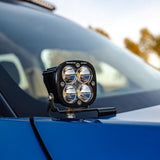 Baja Designs A-Pillar Light Kit Pair Squadron Sport Series Spot Pattern Clear Lens 447687