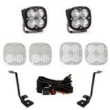 Baja Designs A-Pillar Light Kit Pair Squadron Sport Series Spot Pattern Clear Lens Toggle Wiring 447695
