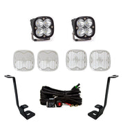 Baja Designs A-Pillar Light Kit Pair Squadron Sport Series Spot Pattern Clear Lens Toggle Wiring 447696