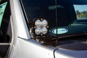 Baja Designs A-Pillar Light Kit Pair Squadron Sport Series Spot Pattern Clear Lens Toggle Wiring 447696